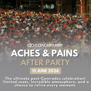 Comrades Aches and Pains After Party Ticket – 15th June 2026
